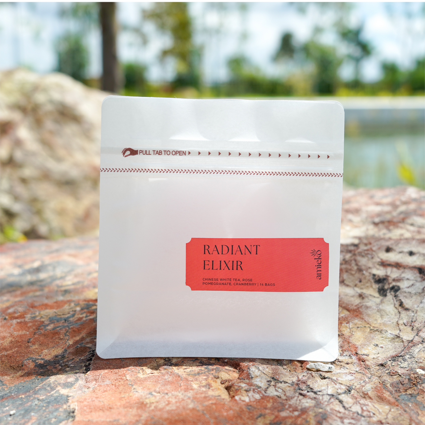 Radiant Elixir | Chinese White Tea, Rose, Pomegranate, Cranberry