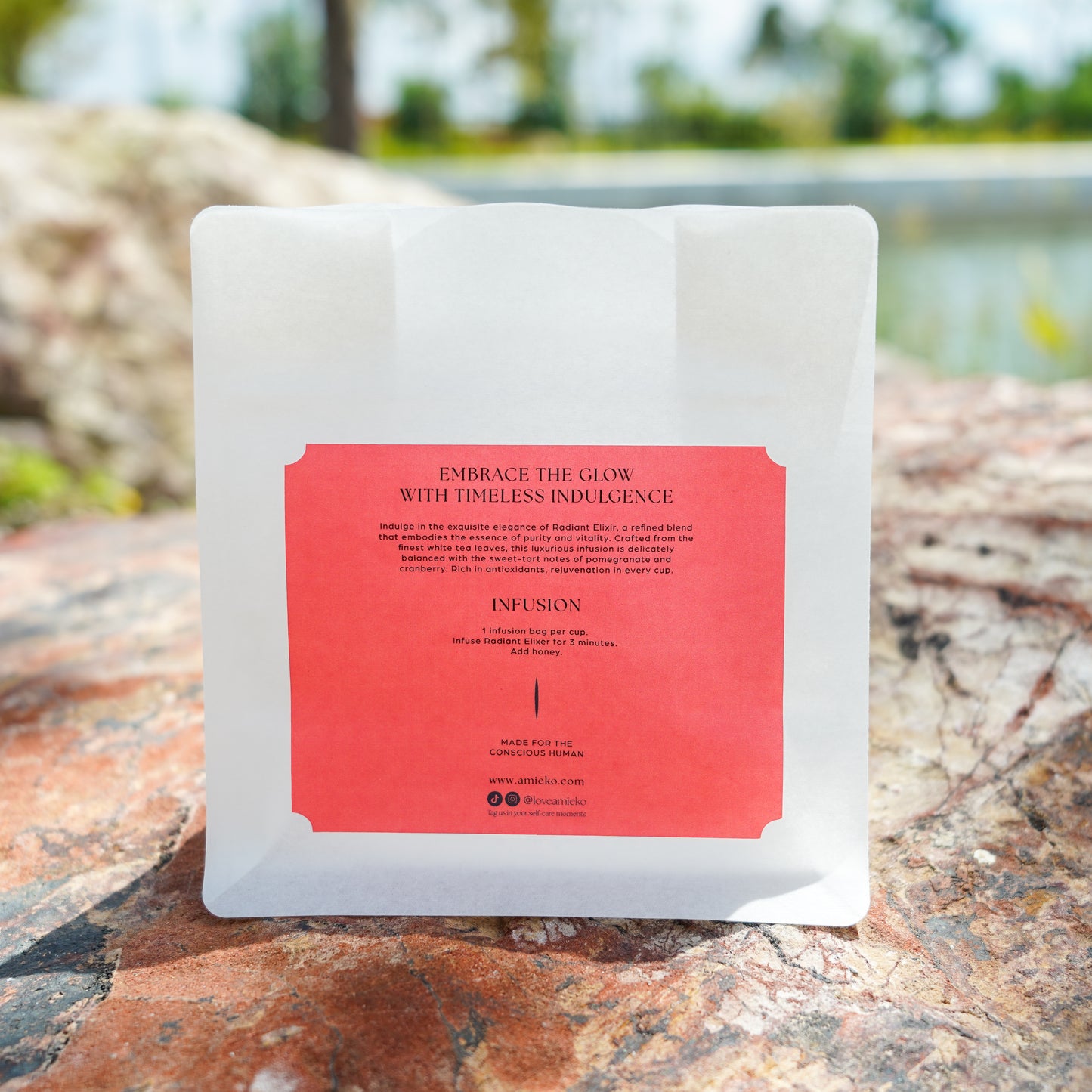Radiant Elixir | Chinese White Tea, Rose, Pomegranate, Cranberry