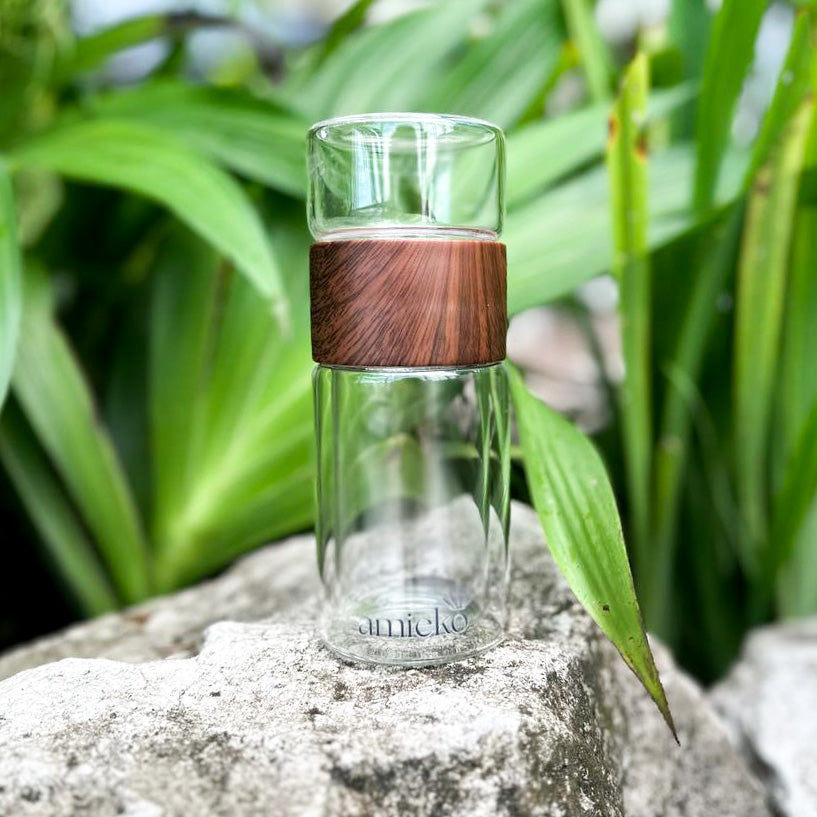 Double-Walled Glass Tea Bottle
