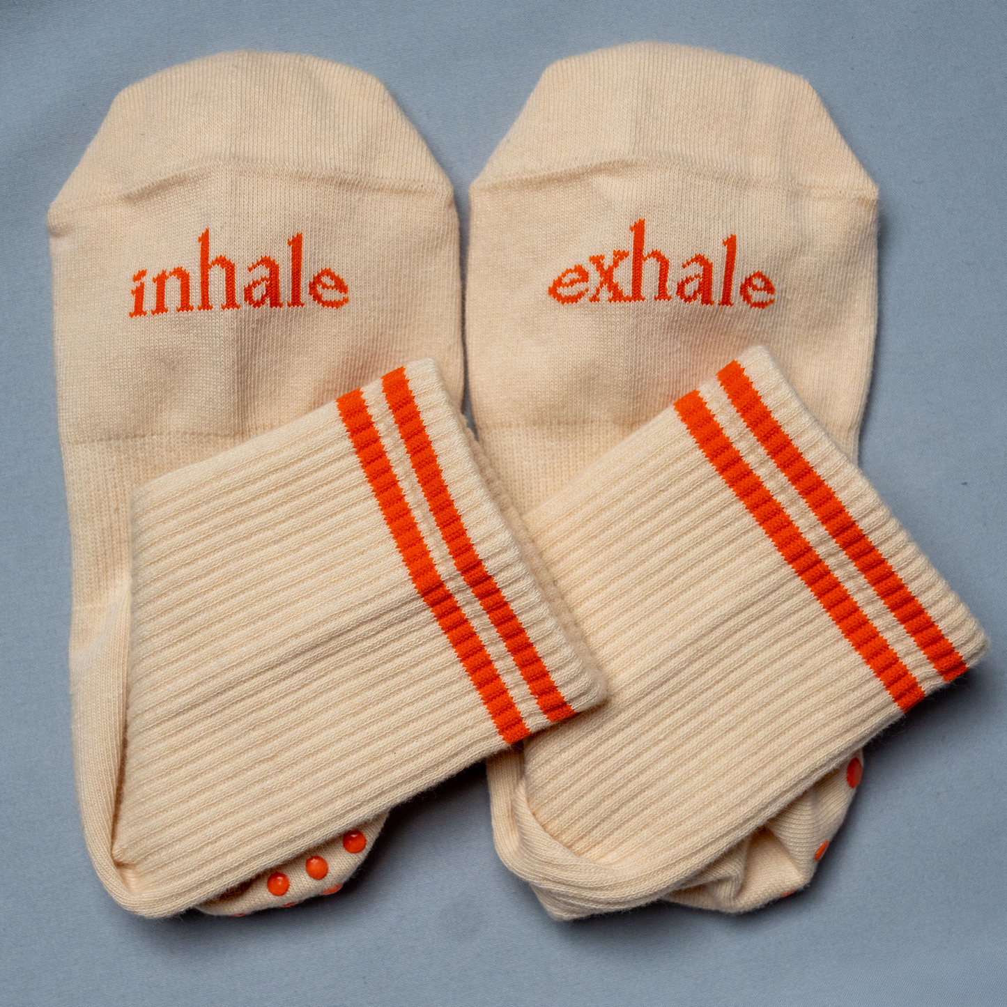 Inhale/Exhale Grip Socks